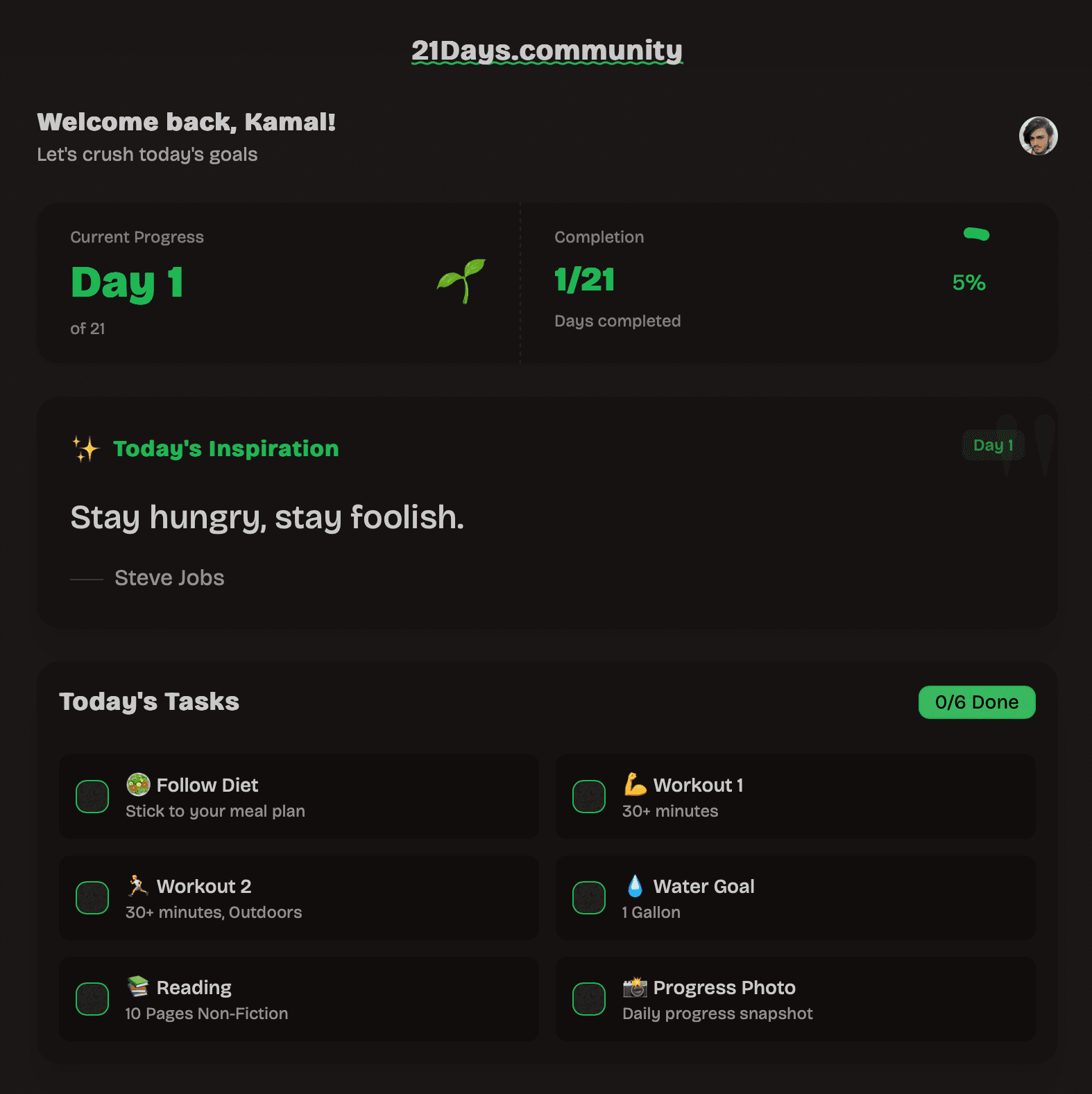 21days community - Product Image