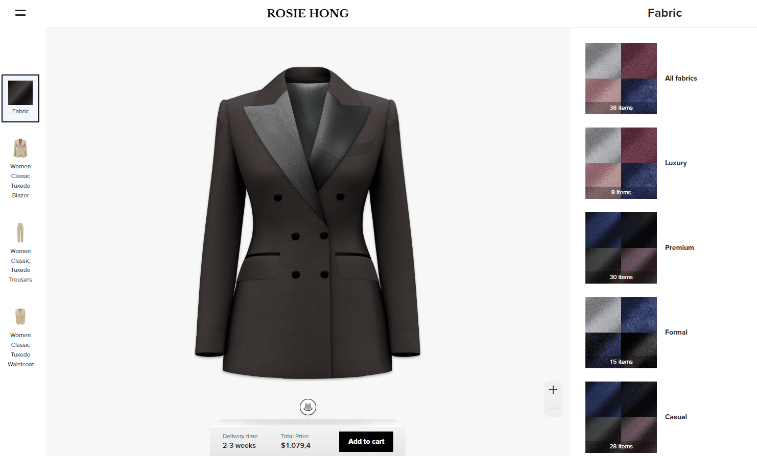 Bespoke tailored fashion from home, powered by 3D scan & AI - Product Image
