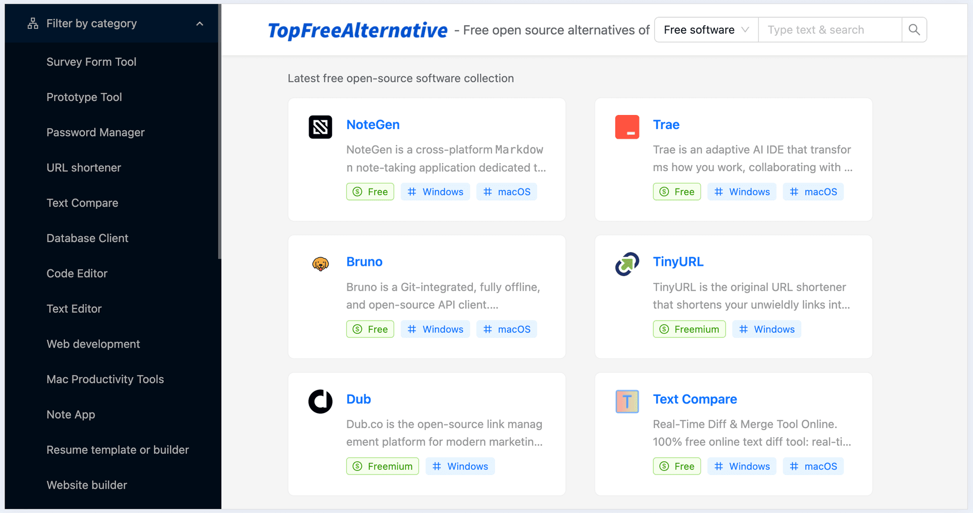 TopFreeAlternative - Product Image