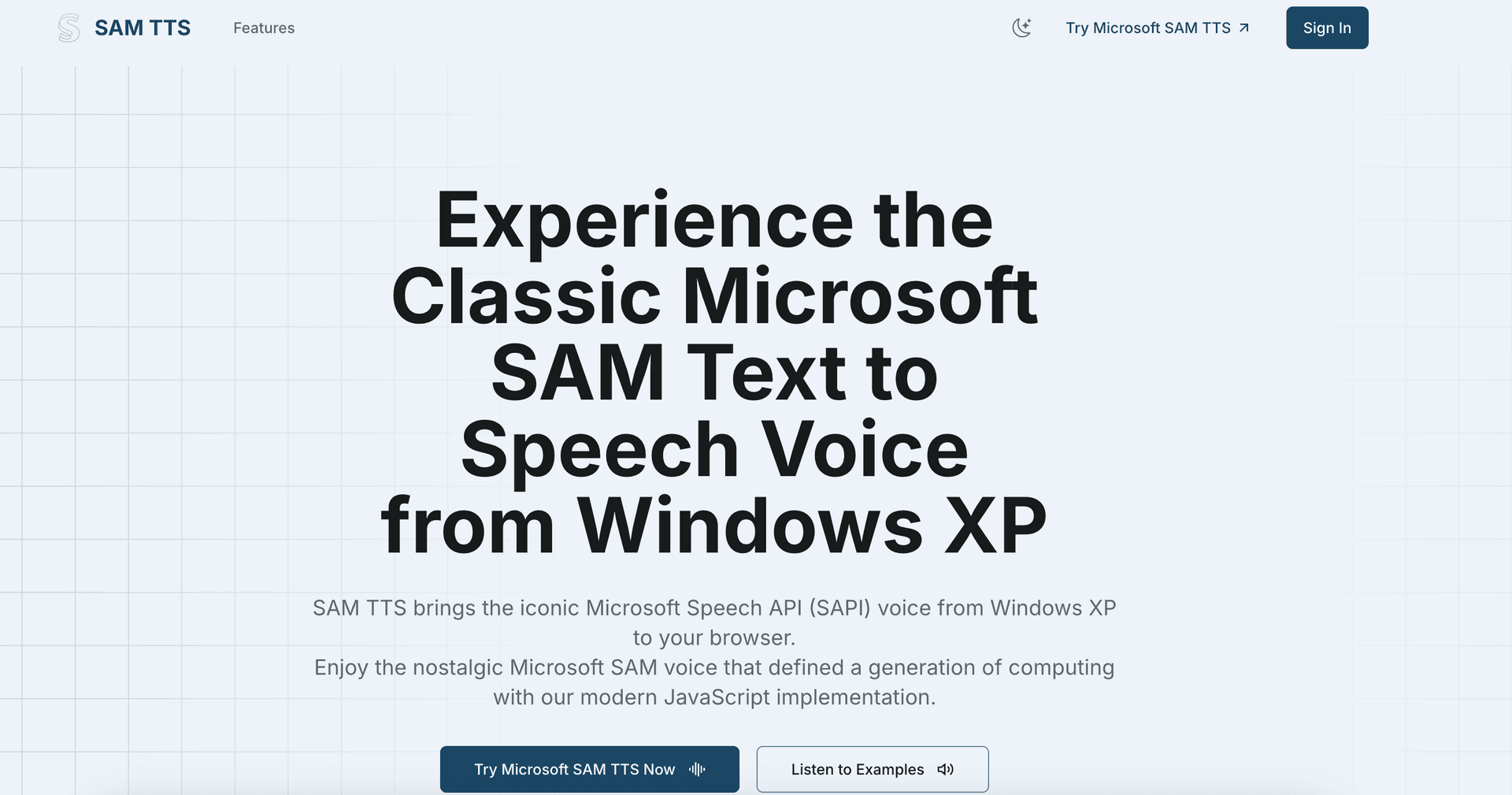 SAM TTS - Microsoft SAM Text to Speech - Product Image