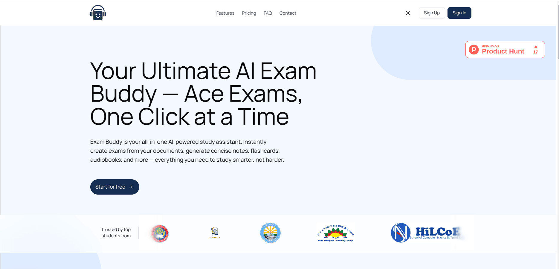 Exam Buddy - Product Image