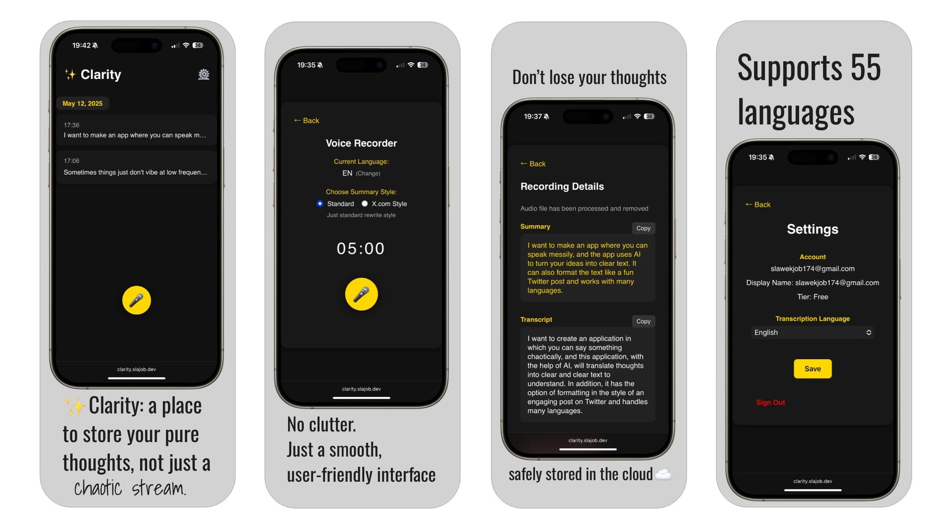 ✨ Clarity App - Product Image