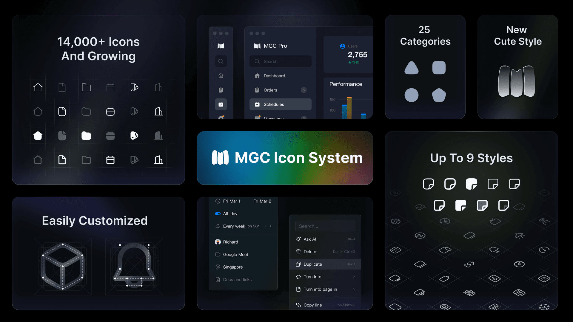 MGC Icon System - Product Image