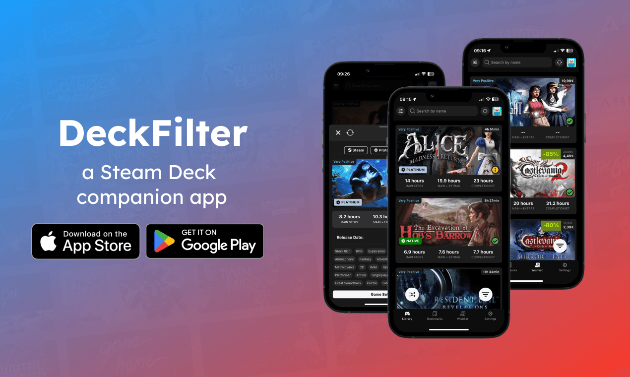 DeckFilter: A Steam Deck companion app - Product Image