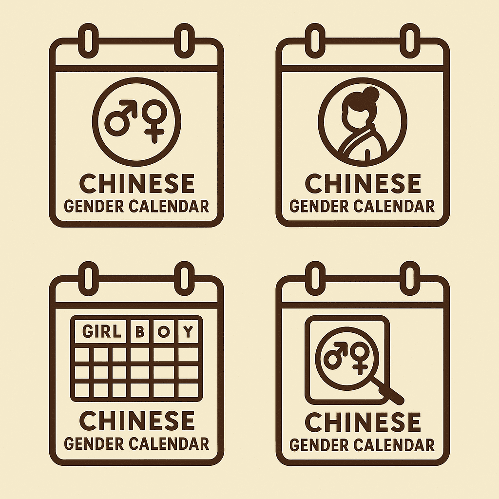 chinese gender calendar logo