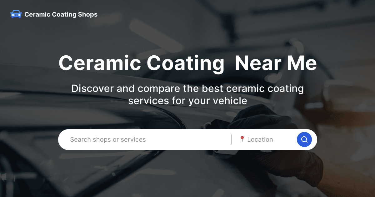 Ceramic Coating Shops - Product Image