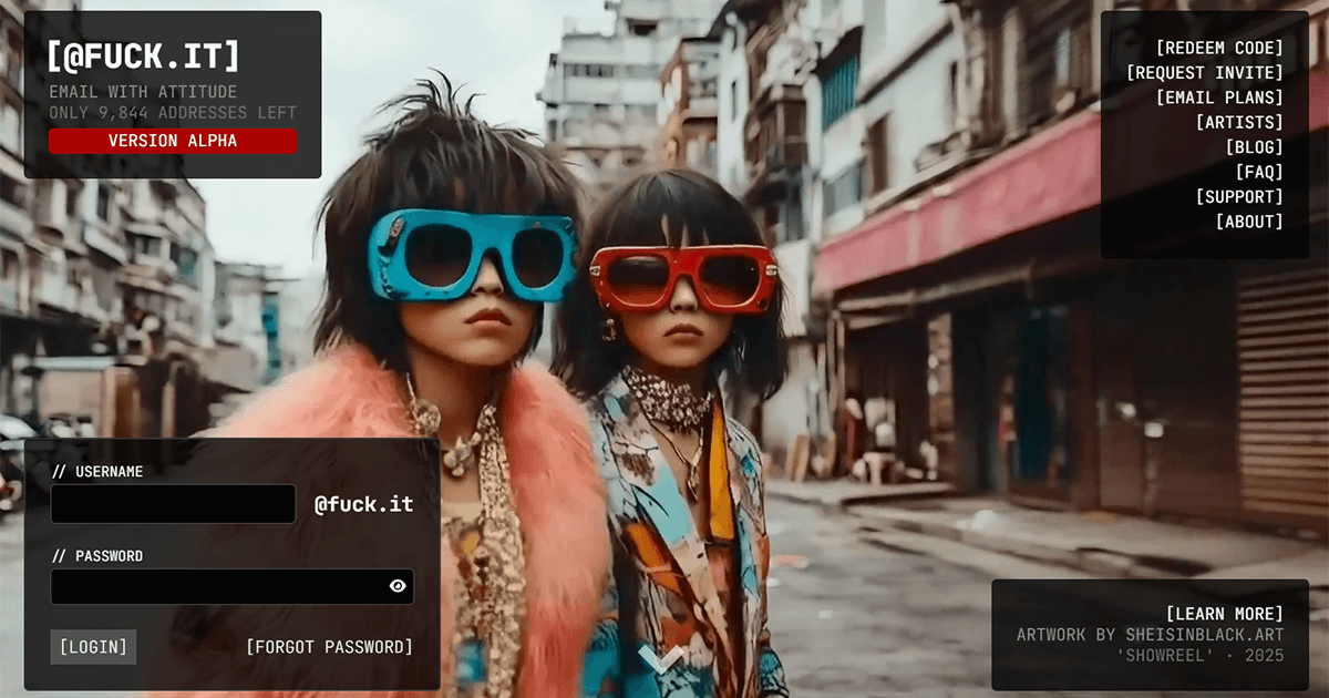 [@fuck.it] - Email with Attitude - Product Image