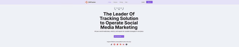 SNSTracker - Product Image
