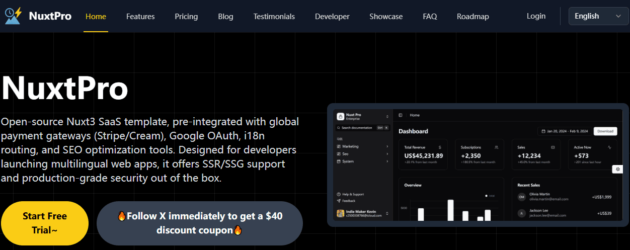 NuxtPro - Product Image