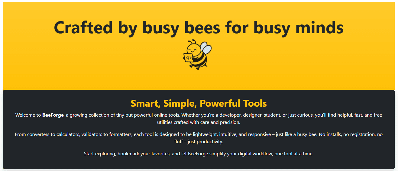BeeForge - Product Image