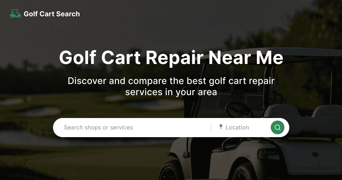 Golf Cart Search - Product Image