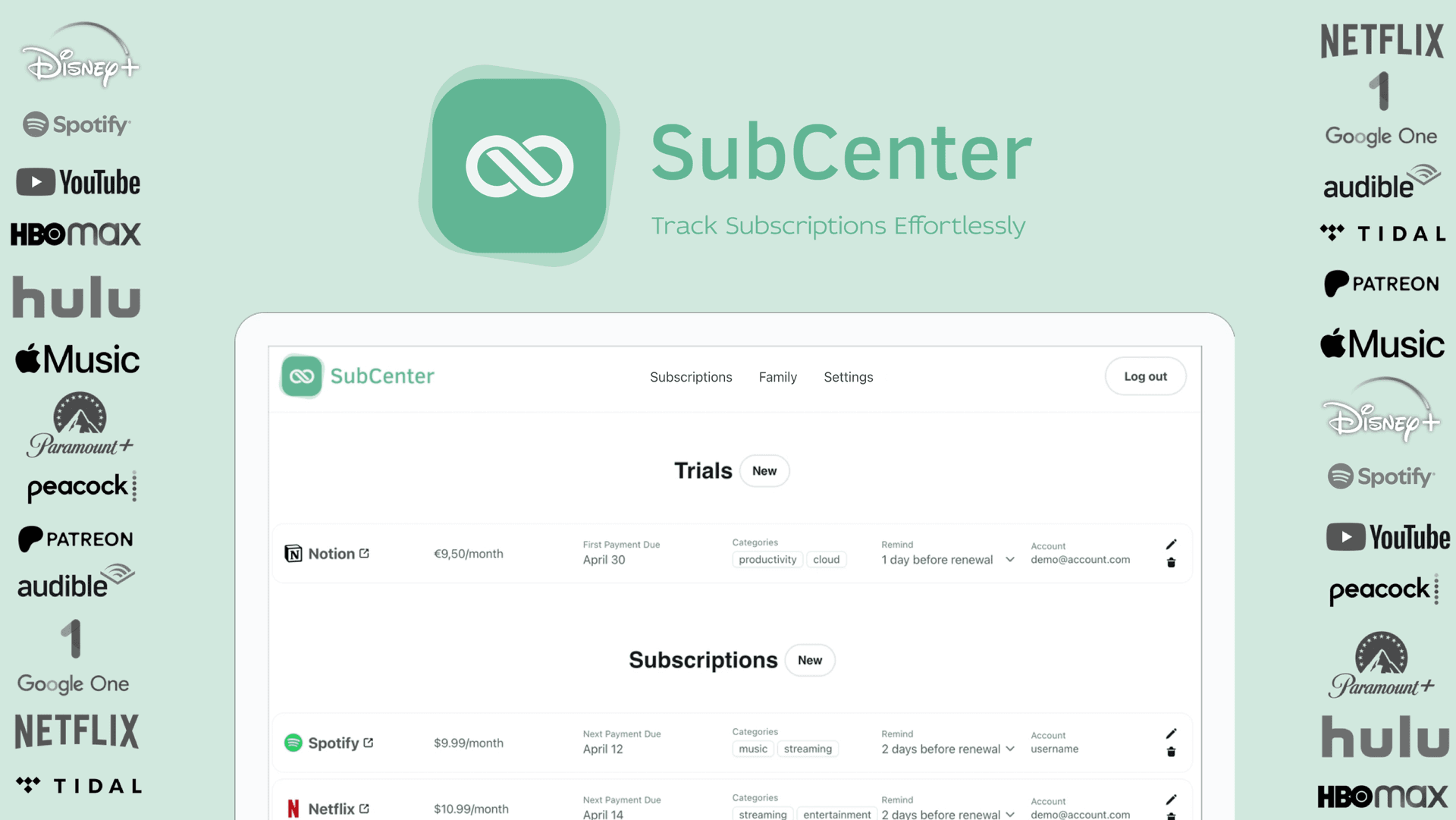 SubCenter - Product Image