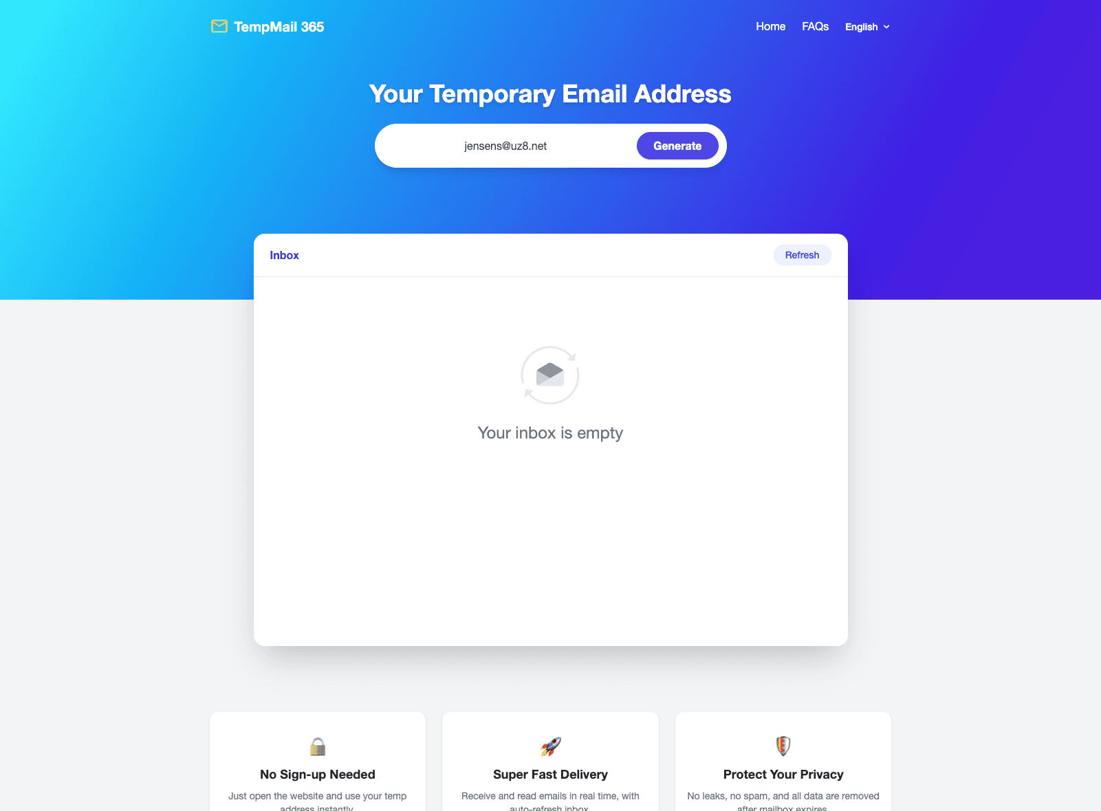 Temp Mail - Product Image