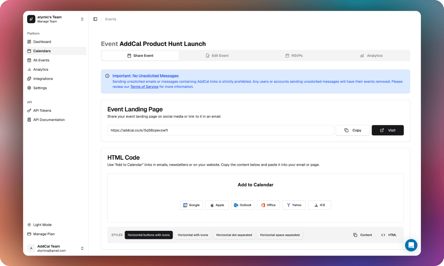 AddCal - Product Image