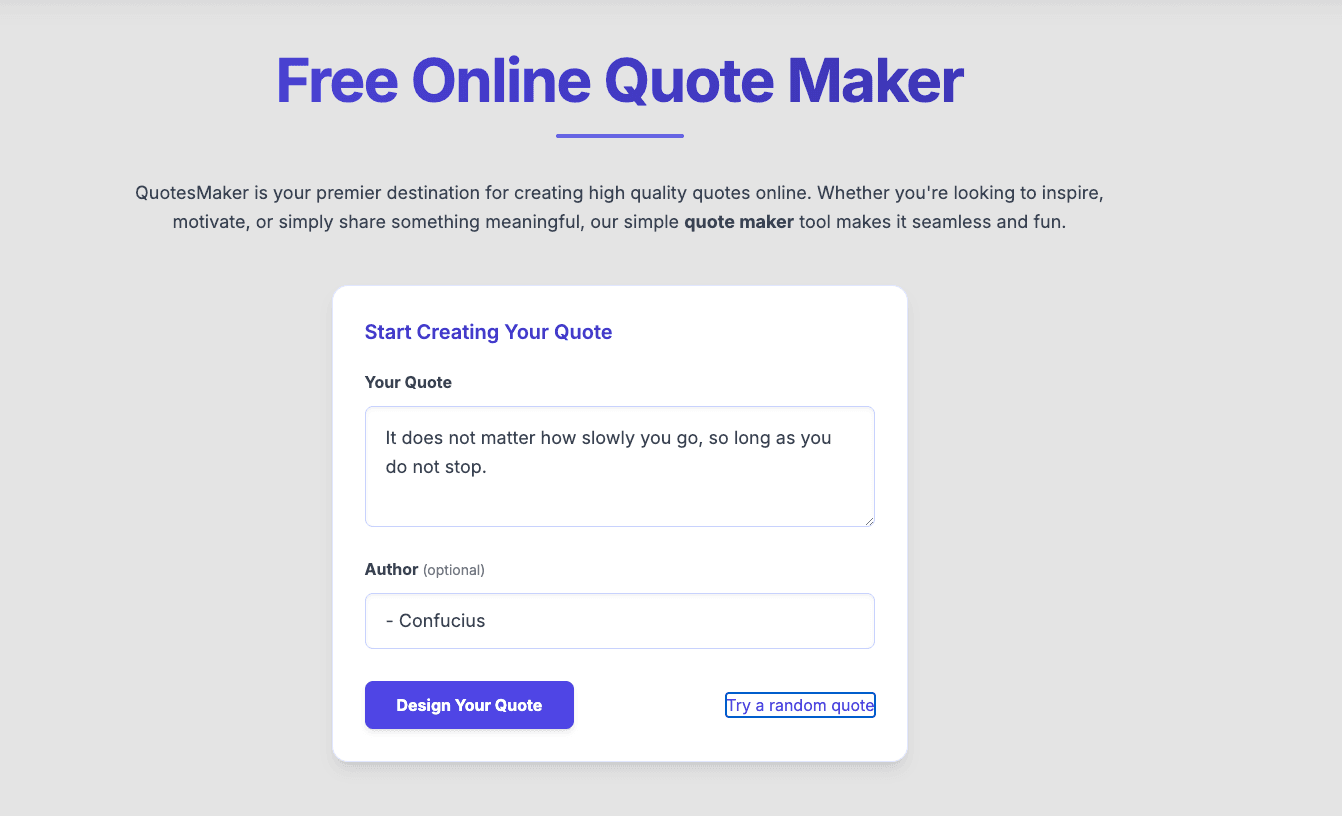 Quote Maker - Product Image