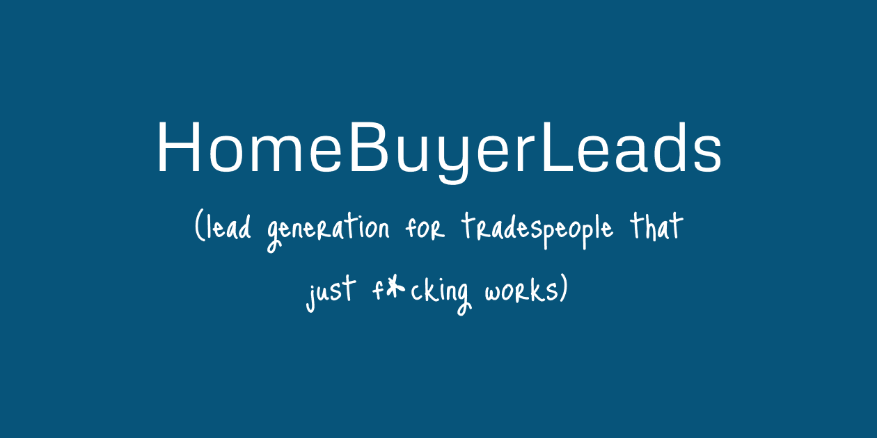 HomeBuyerLeads - Product Image