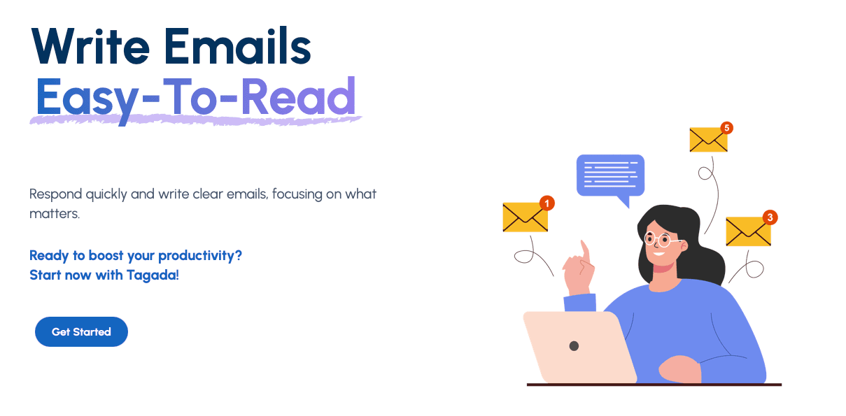 Tagada: a Gmail Extension for Clearer, Faster Replies - Product Image