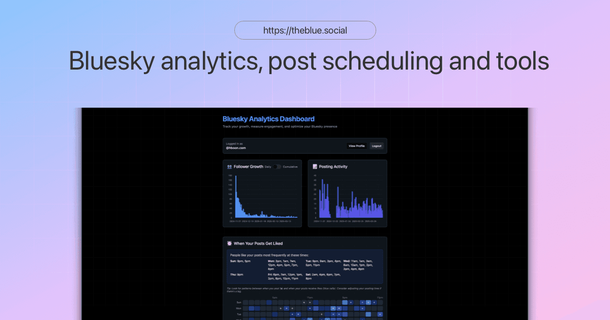 TheBlue.social - Product Image