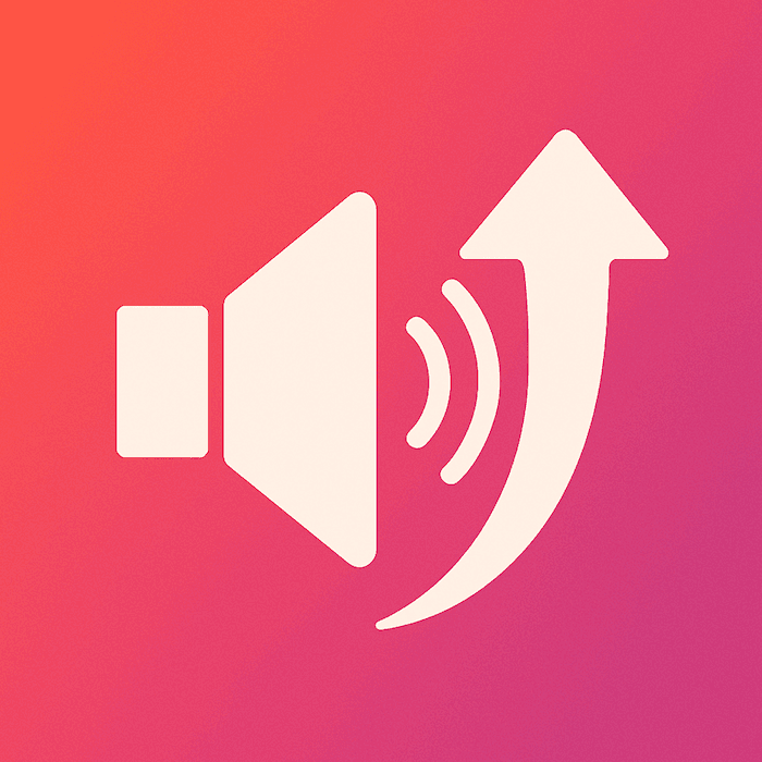 Volume Booster⁺ logo