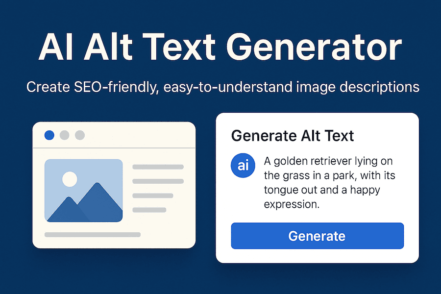 AI Alt Text Generator - Product Image